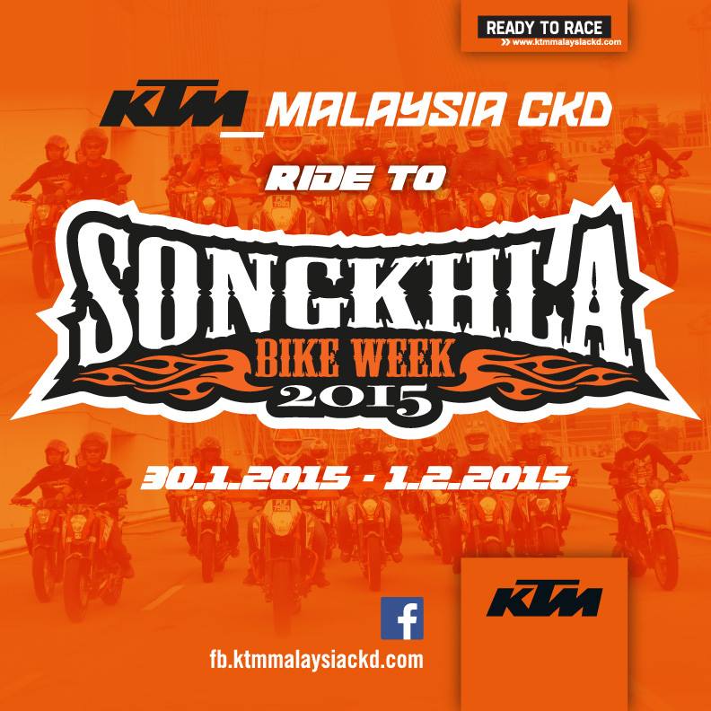 KTM MALAYSIA CKD RIDE TO SONGKLA BIKE WEEK 2015 - i-Moto.my