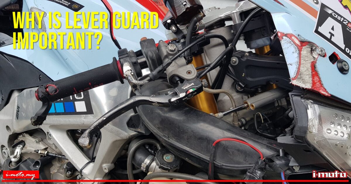 POWERUP RCB GP2 BRAKE LEVER GUARD AND WHAT DOES IT PROTECT? iMoto.my