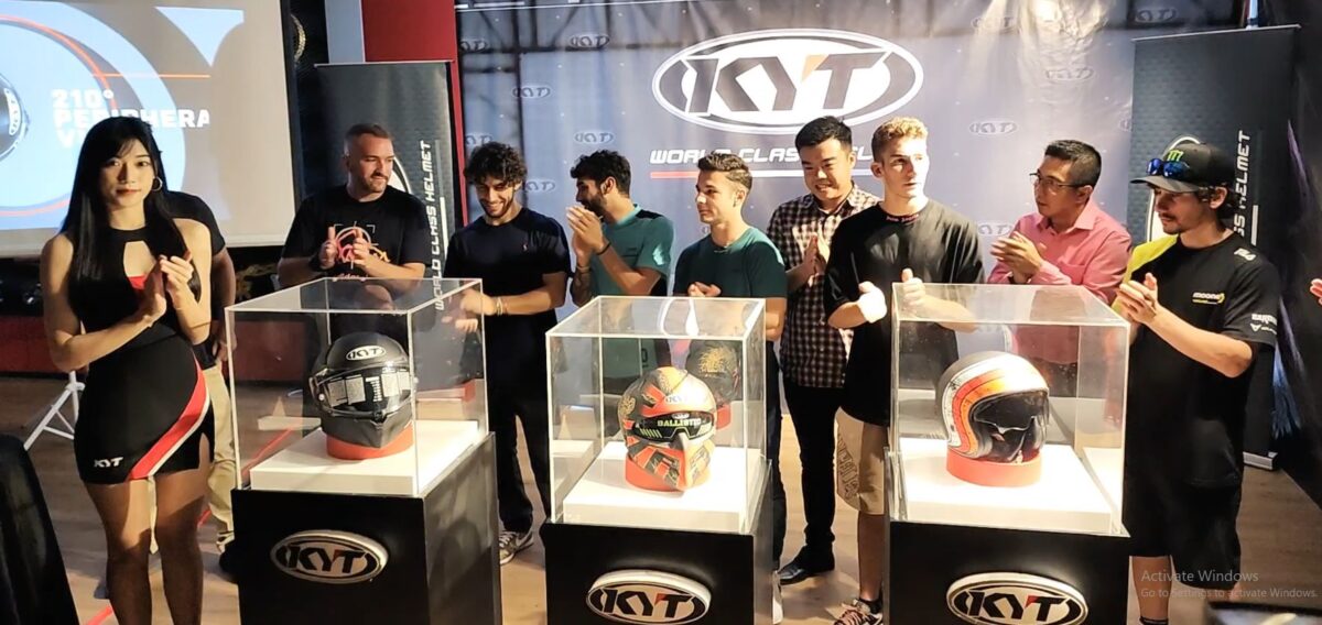 MKA UNVEILS 3 NEW KYT HELMET IN A MOTOGP RIDERS MEET & GREET SESSION